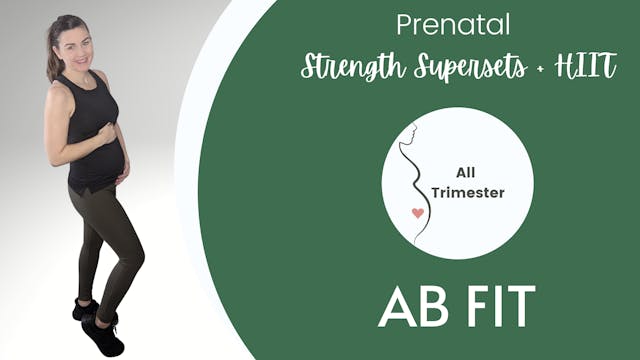 Prenatal Strength Supersets + HIIT