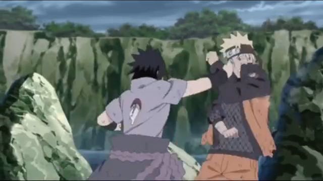 Naruto vs Sasuke - Final Fight - English Dub 