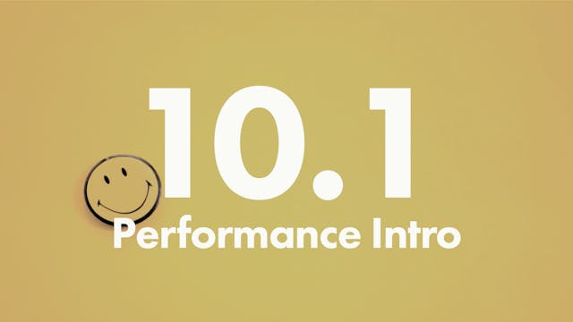 10.1 Performance intro
