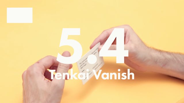 5.4 2D Rectangles Tenkai Vanish