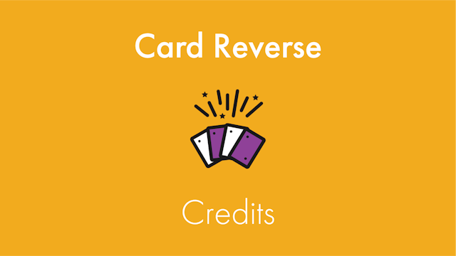 Card Reverse Credits