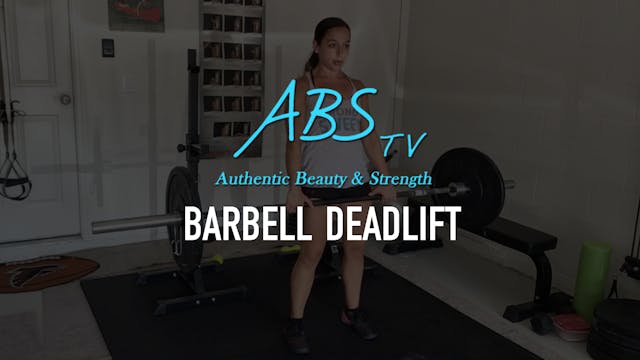 Barbell Deadlift