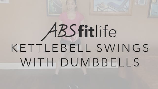How to do kettlebell swings with dumb...