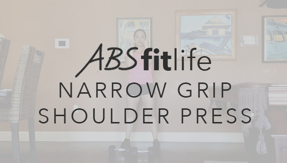 How to do a narrow grip shoulder press