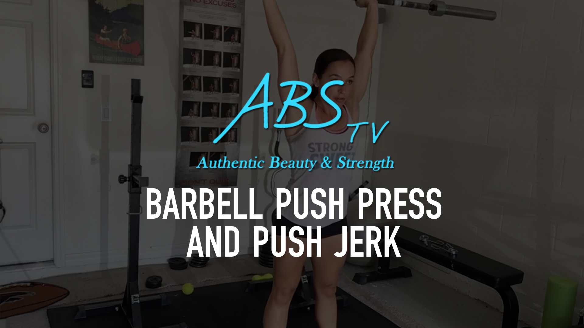 Barbell Push Press and Push Jerk