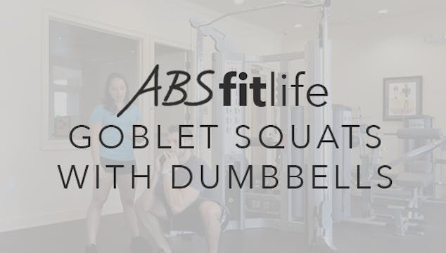 How to do a Front Squat or Goblet Squ...