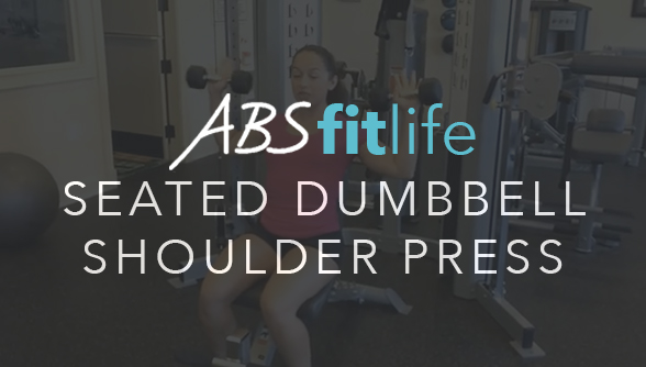 How to do a seated dumbbell shoulder press
