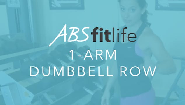 How To Do A 1-Arm Dumbbell Row for Back