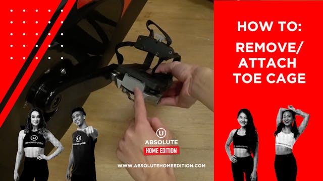 How to: Remove or Attach Toe Cage