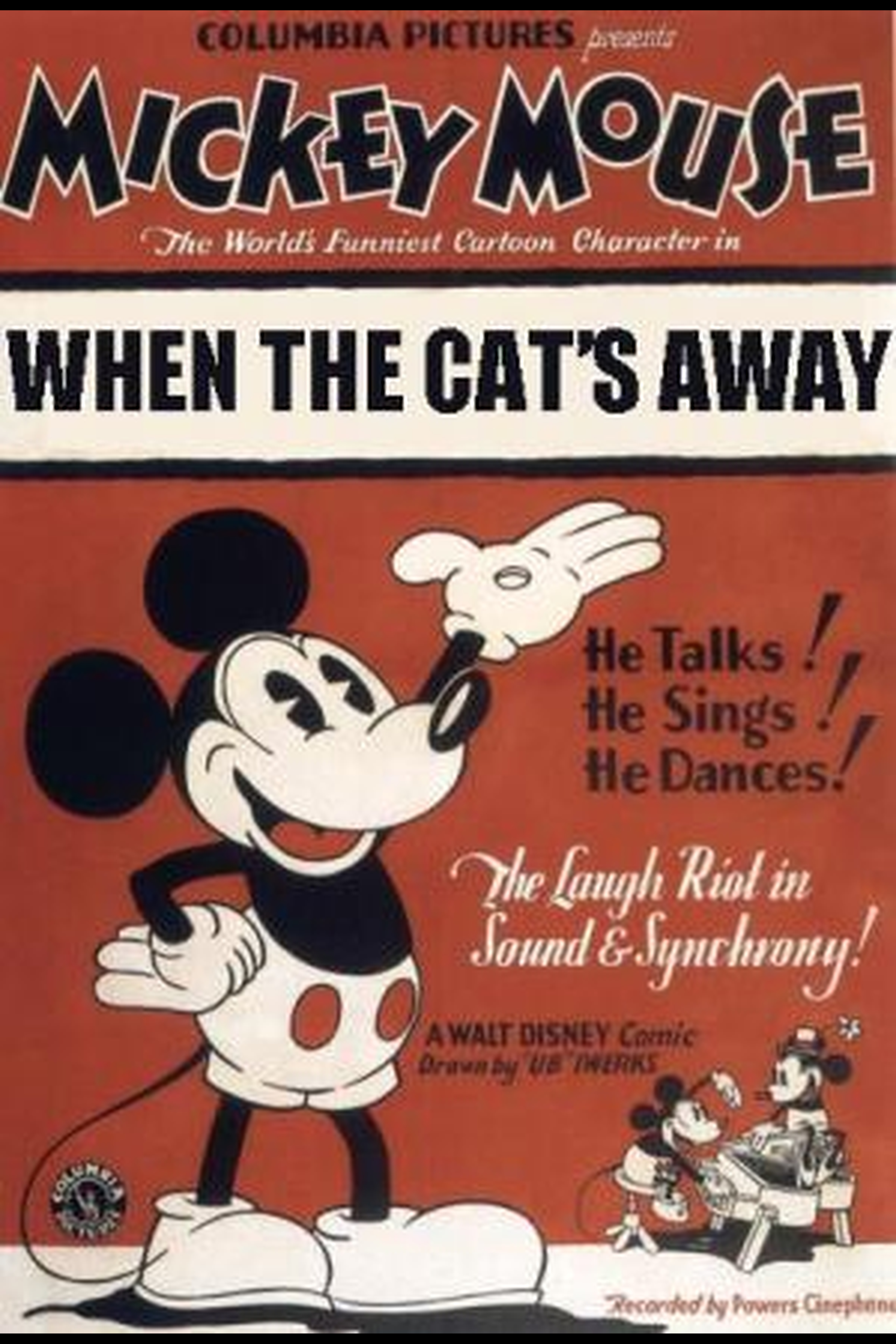When The Cat's Away  MICKEY MOUSE MINNIE MOUSE (1929)