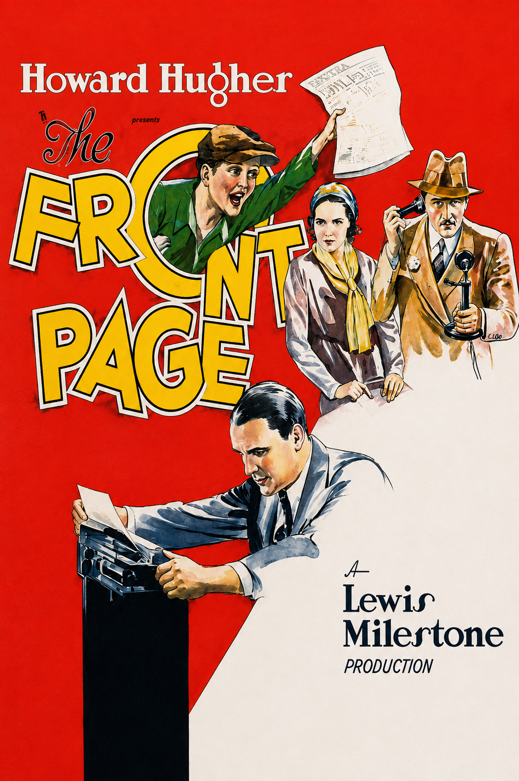The Front Page 1931 Adolphe Menjou