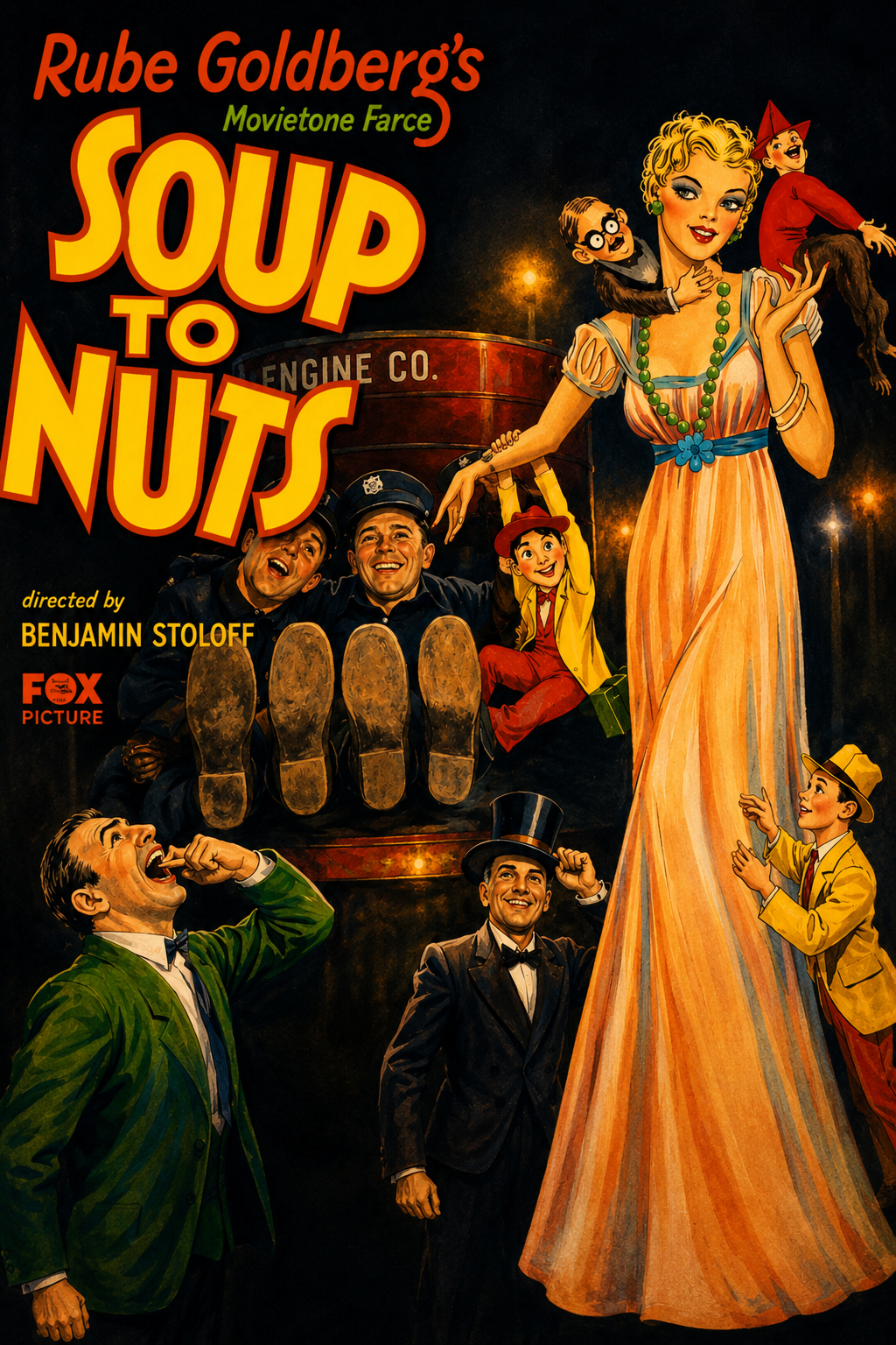 Soup To Nuts   THE THREE STOOGES FIRST FILM