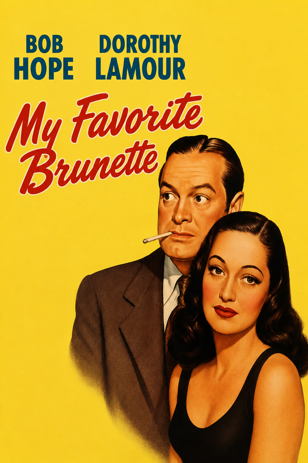 MY FAVORITE BRUNETTE  Bob Hope, Dorothy LaMour