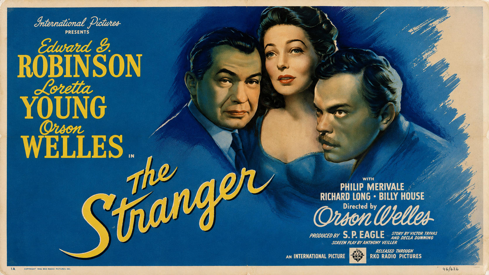 The Stranger ORSON WELLES
