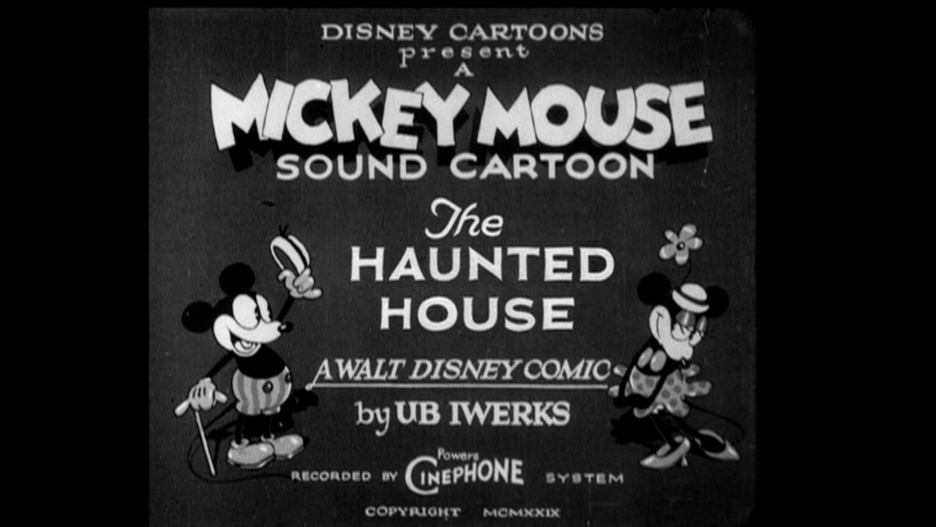The Haunted House  Mickey Mouse 1929