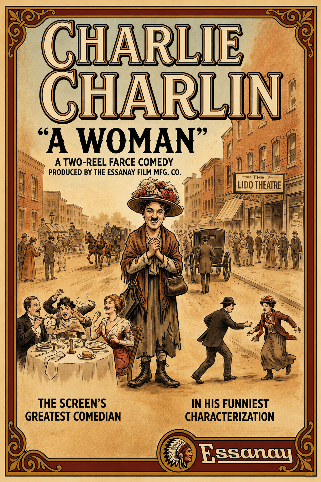 A Woman (1915) Directed by Charlie Chaplin