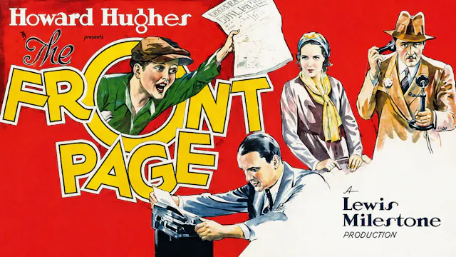 The Front Page 1931 Adolphe Menjou