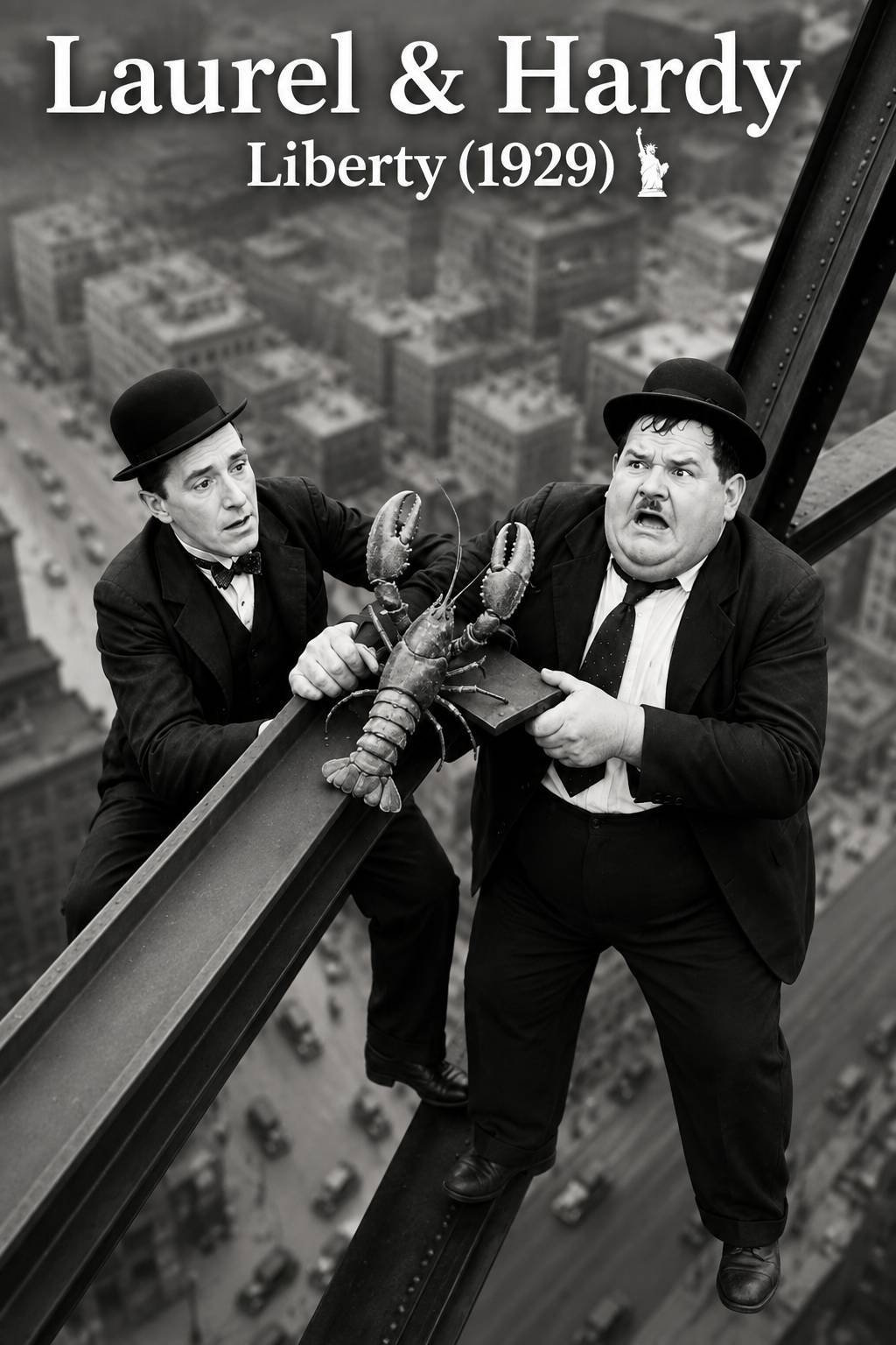 LAUREL AND HARDY Liberty (1929)