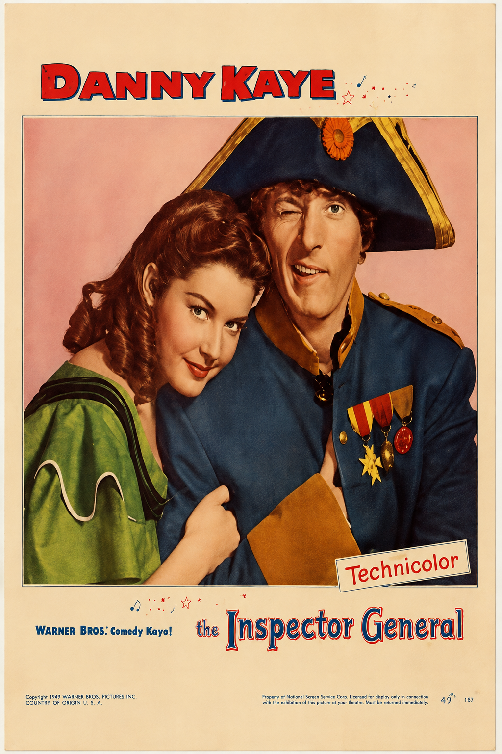 The Inspector General   DANNY KAYE  (1949)