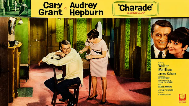 CHARADE (1963) Cary Grant, Audrey Hep...