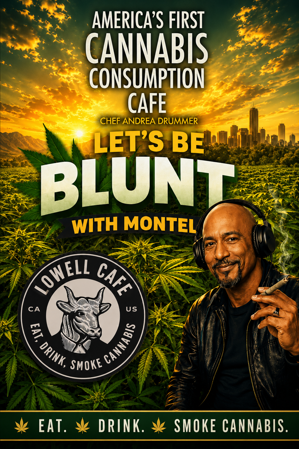 ANDREA DRUMMER, Chef, America's First Cannabis Cafe