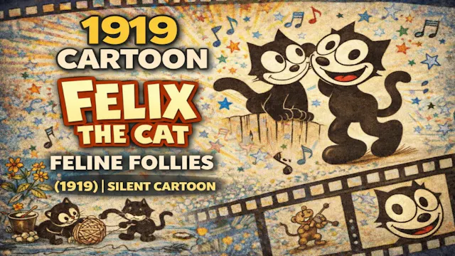 FelineFollies  FELIX THE CAT , but in...