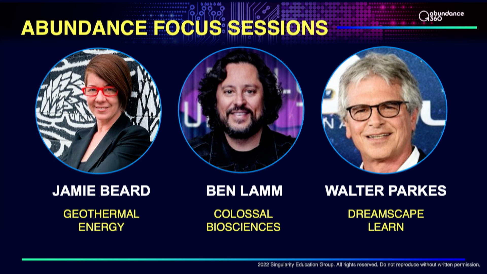 Abundance Focus Sessions - A360 2022