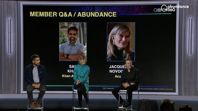 Q&A with Sal Khan & Jacqueline Novogratz
