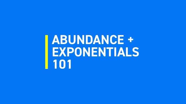 Abundance + Exponentials 101
