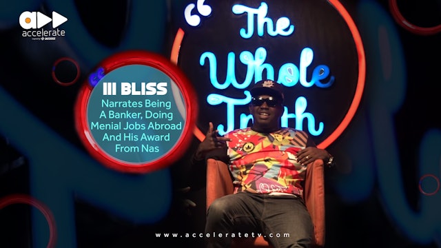 Ill Bliss, Being A Banker, And His Award From Nas
