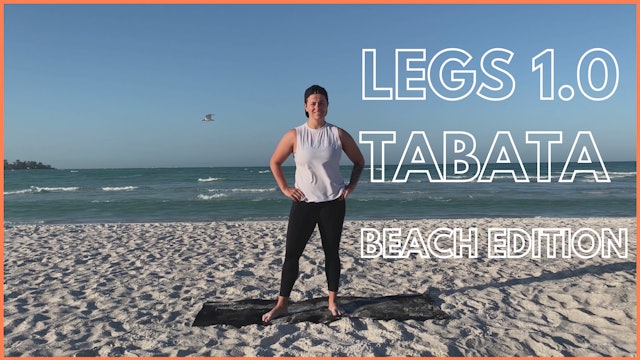 TABATA LEGS 1.0 - BEACH EDITION  /  CHALLENGE JOUR 7