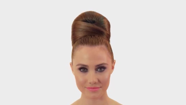 Simple Elegant High Bouffant