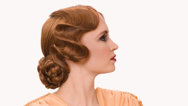 1930s Waved Chignon