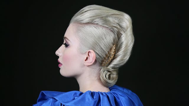 Large Criss Cross Bouffant