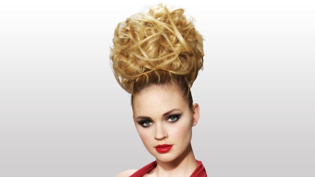 Dynamic Draped Bouffant