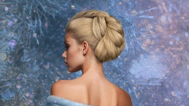 Blonde Chignon