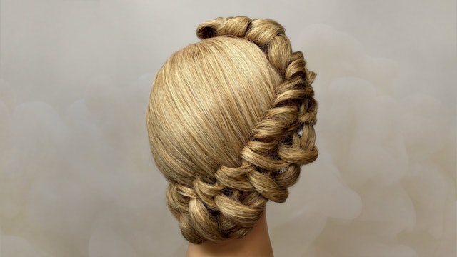 Asymmetrical Barrel Curls
