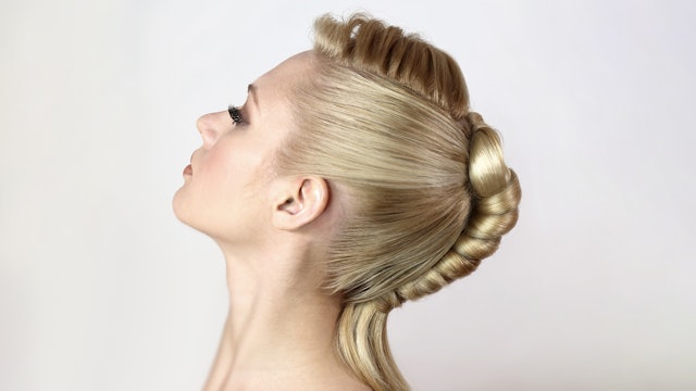 Easy Knotted Loops Ponytail