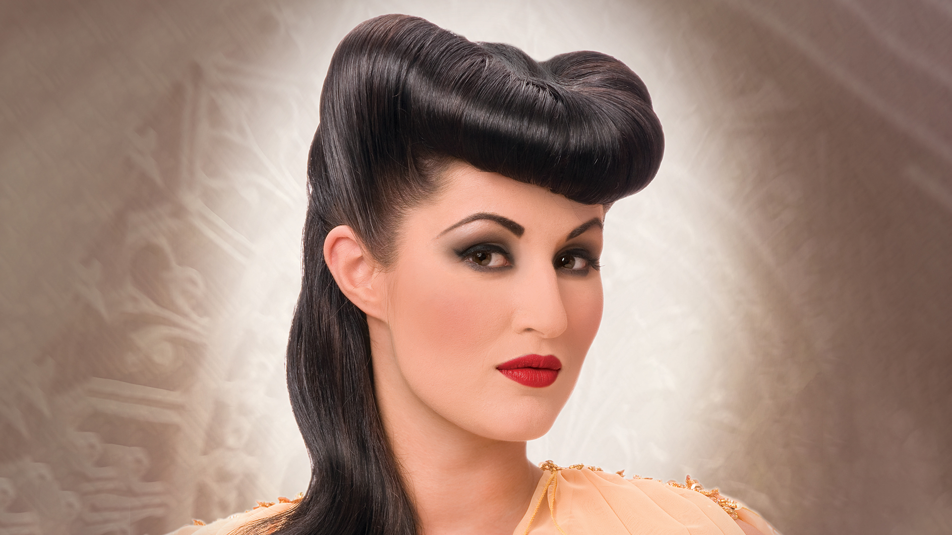 Vintage Half-Up Half-Down