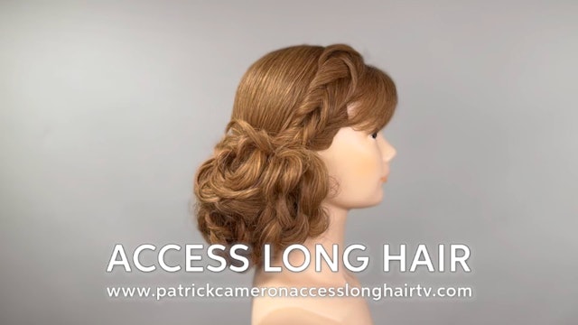 Access Long Hair Live, Asymmetric Braided Chignon from 23 January 2024