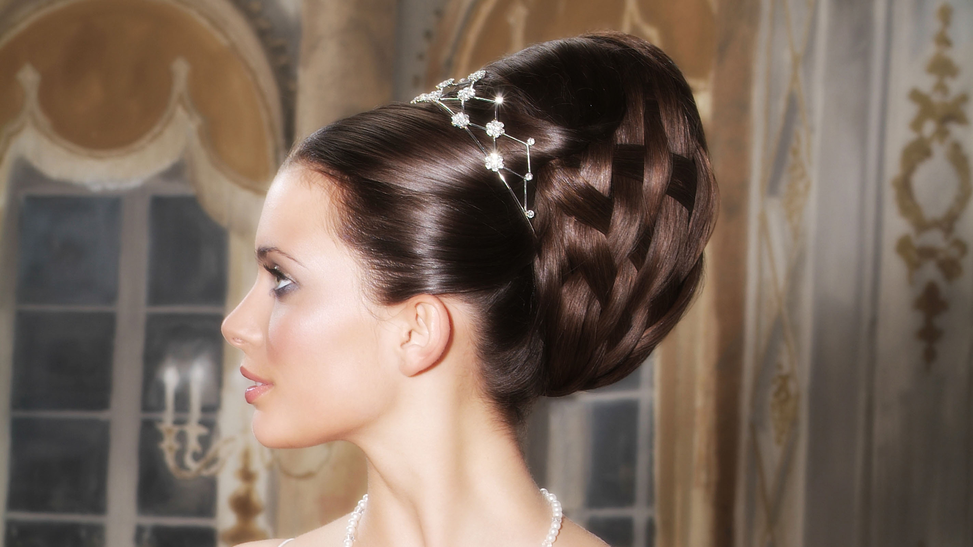 Bridal Braided Bouffant