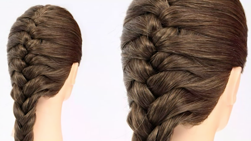 Inverted French Braid