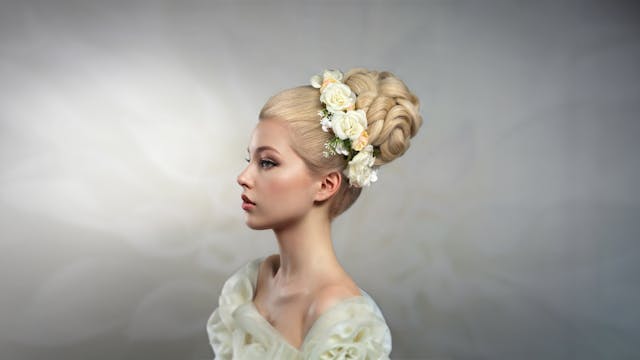 Bridal 2024, Braided Chignon en español