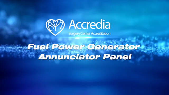 Fuel Power Generator Annunciator Panel