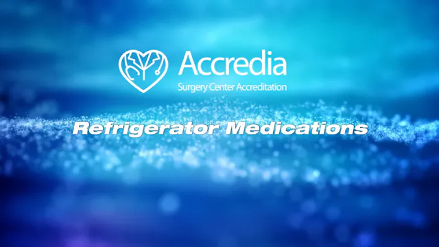 Refrigerator Medications 