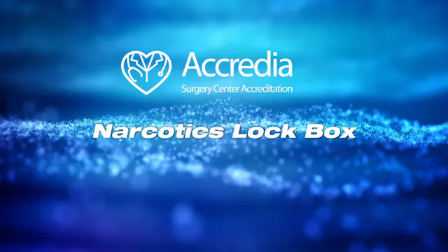 Narcotics Lock Box