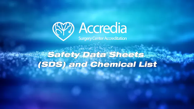 Safety Data Sheets (SDS) and Chemical...