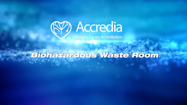 Biohazardous Waste Room