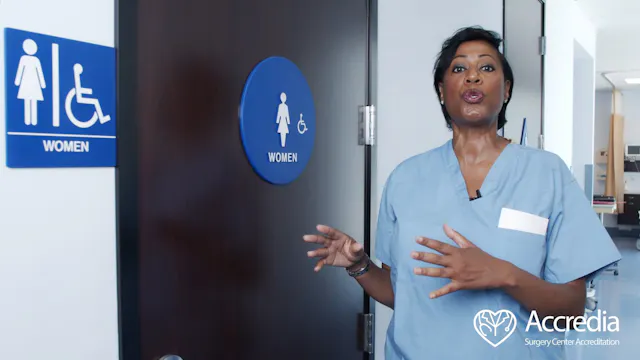 Restroom Door