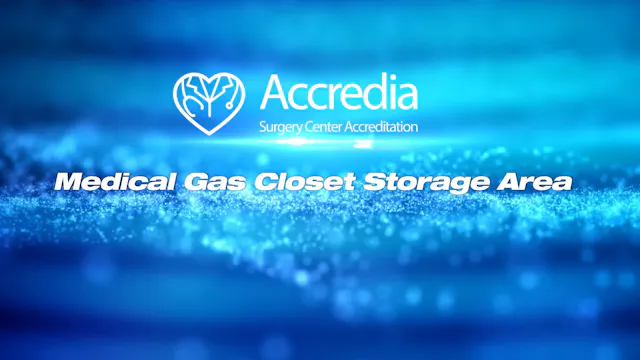 Medical Gas Closet Storage Area